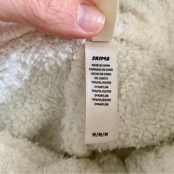 Skims Cozy Knit Loungewear Pants Cream Size Medium - Picture 4 of 6